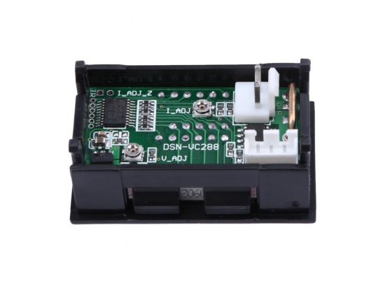 Digitale voltmeter + amperemeter met display 100V / 10A
